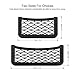 Car Storage Organizer, DDSKY 2-Pack Universal Car String Bag Car Seat Side Storage, 6 X 3.2 Net Bag Mesh Pocket Organizer Stick-on for Purse Bag Phone