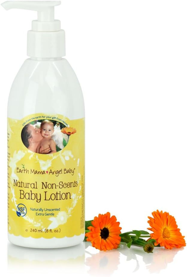 Earth Mama Natural Simply-Scents Baby Lotion with Organic Calendula, 8-Fluid Ounce
