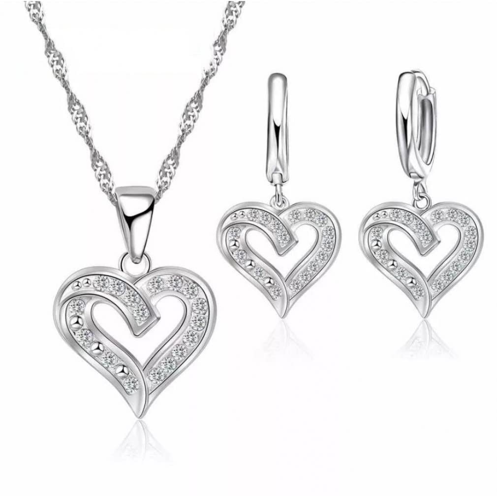 Ensemble de bijoux collier boucles d'oreilles pour style quotidien - 5