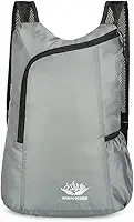 Mochila dobrável esportiva de ciclismo leve, cinza, Cinza, Large, Grande capacidade