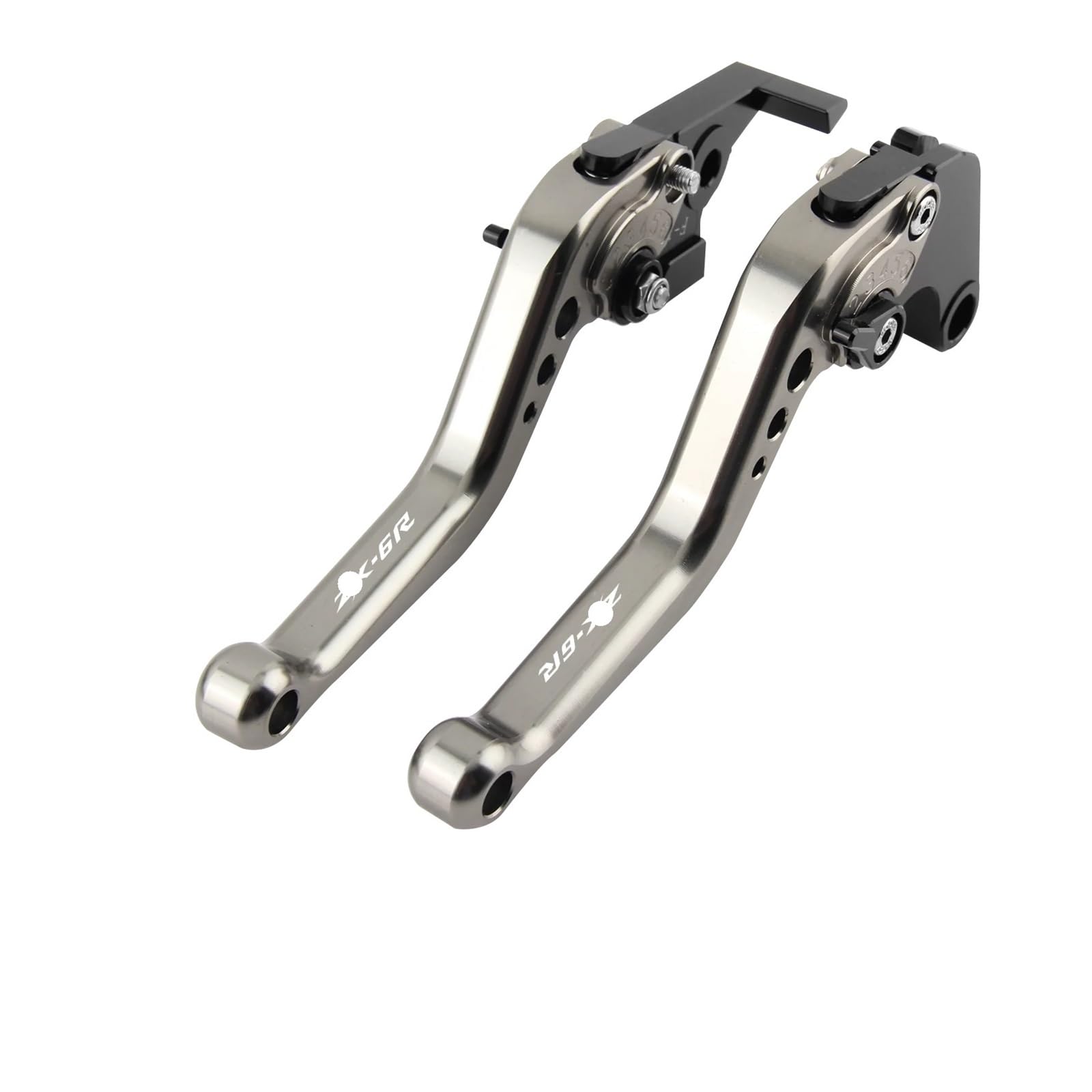 Ywqjiopm Grey Motorcycle Brake Clutch Lever Motorcycle Accessories Short Brake Clutch Lever Handles Clutch Lever For Ni&Nja Zx6r Zx-6R Zx-636 Zx636r Zx-6Rr 2005-2006
