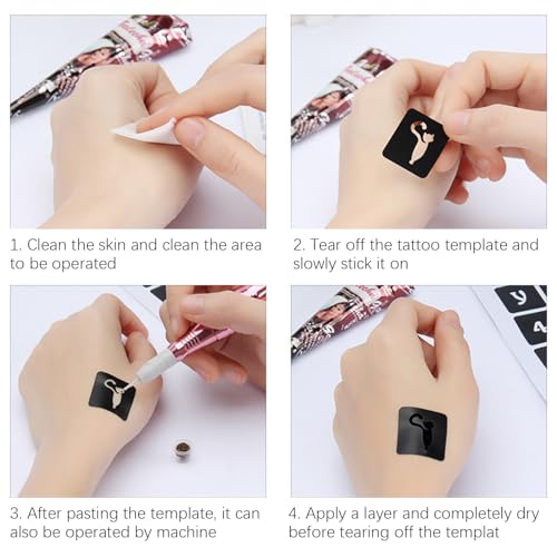 AYNKH Henna Tattoo Temporary Tattoos Natural Tattoo - Image 4