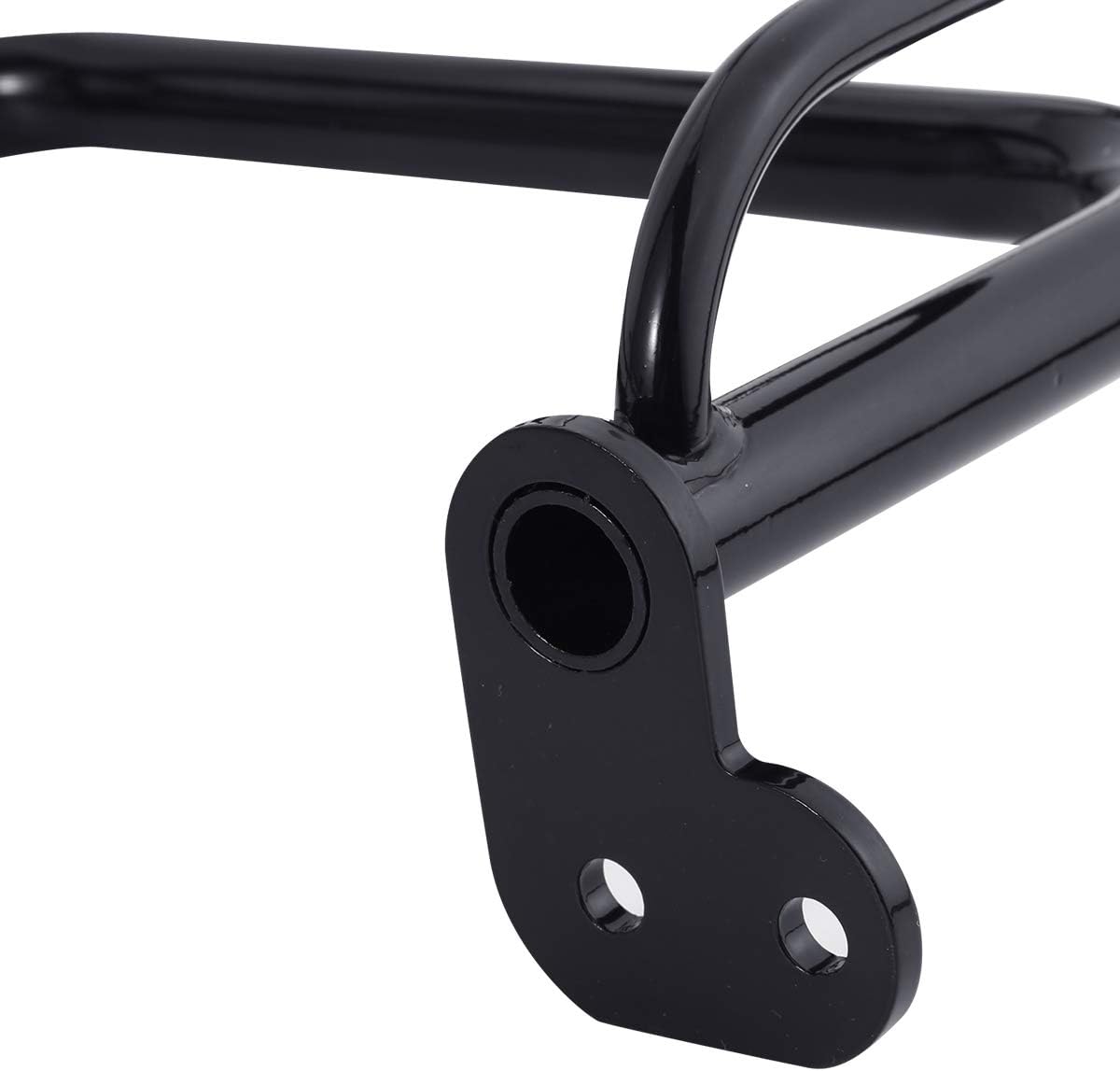 XMT-MOTO Black Twin Rail Saddlebag Guard Kit Fit for Harley Davidson Touring FLHR FLHT FLHTK FLTR and FLTRU models 2009-2013
