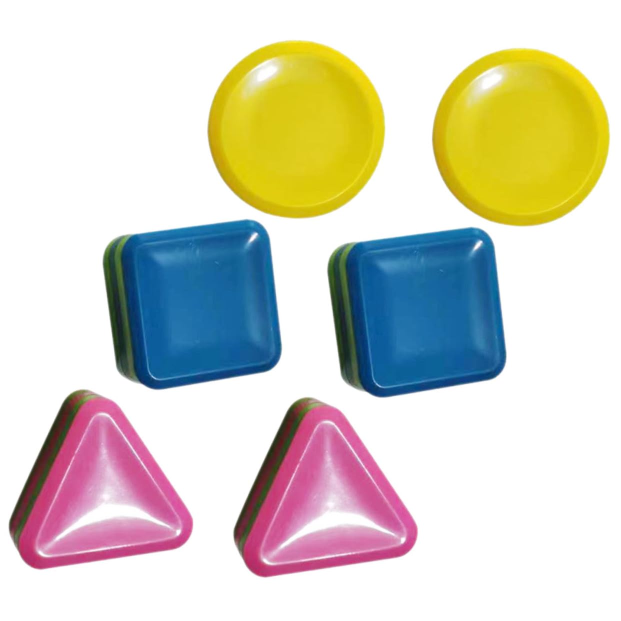 Yardwe Interactive Boys and Girls Rhythm Set Triangle Round Square Geometric Shapes Preschool Music Toys