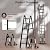 SEEKNEW 12.5 FT Telescoping Ladder, A Frame, Aluminum Extension Ladder, 330 lbs Capacity with Triangular Stabilizers, Portable Collapsible Ladder for Home, Roof and RV; Black