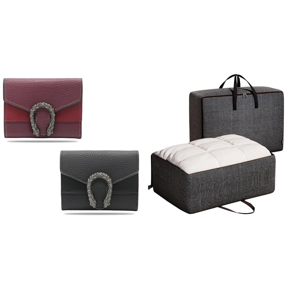 Women s Wallet Stylish Compact Purse Clutch with Card & Coin Holder Debit Card Organizer, + Storage Bag for Clothes, Cloth Organiser for Storage, Under Bed Storage Bag, Wardrobe-image-41