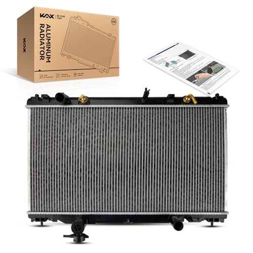 KAX CU2437 Engine Cooling Radiator Replacement, Compatible with 2002-2006 Camry 2.4L(5/8 Thick Core)