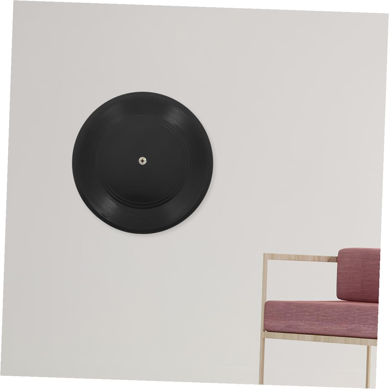 POPETPOP Dischi Esposizione Artistica da Parete in Plastica in Vinile Decorativi da 12 Pollici Neri Set 10 Pezzi per Arredamento Indie e Studio Musicale per Decorazioni Retrò Camera