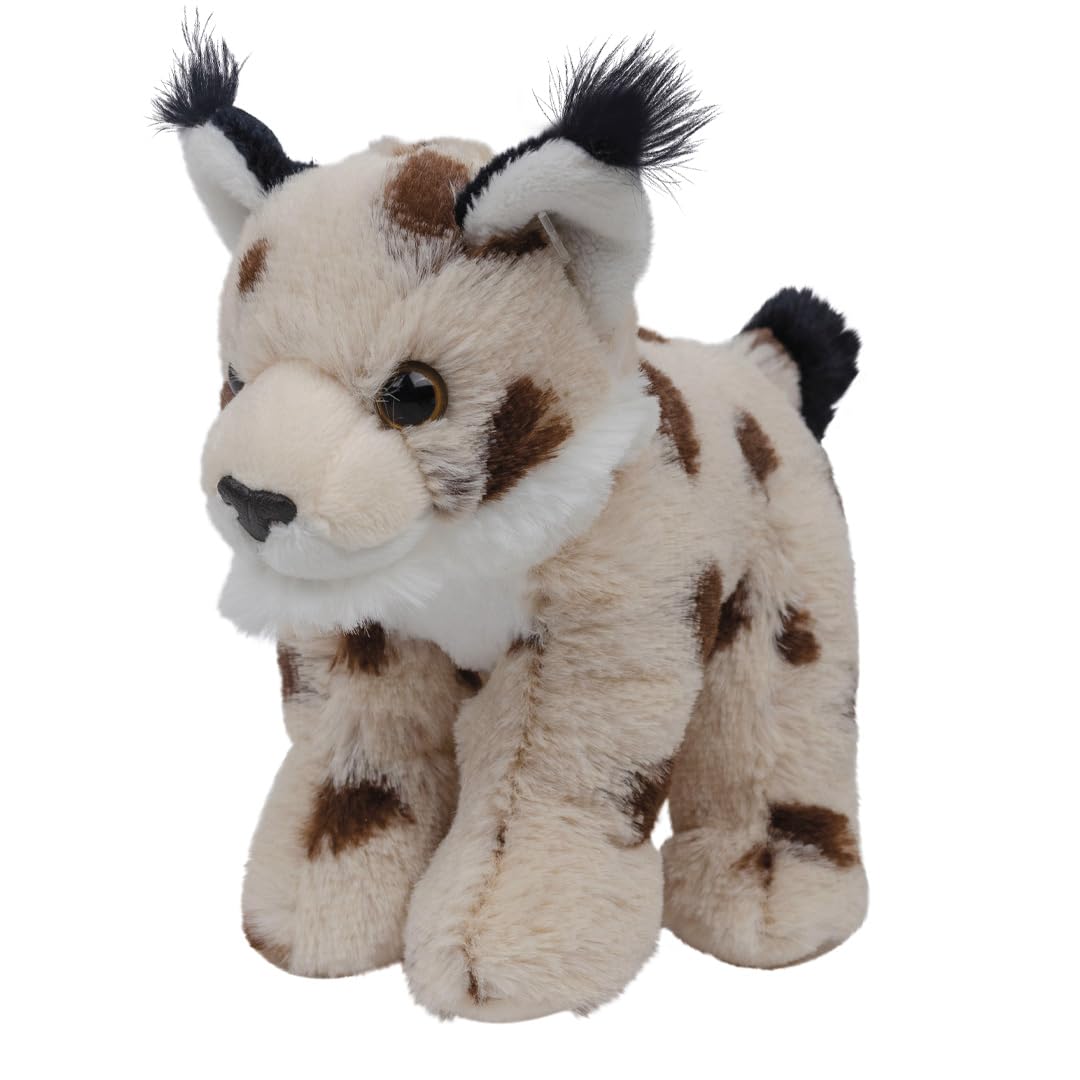 Peluche lynx 26 cm - La Magie des Automates