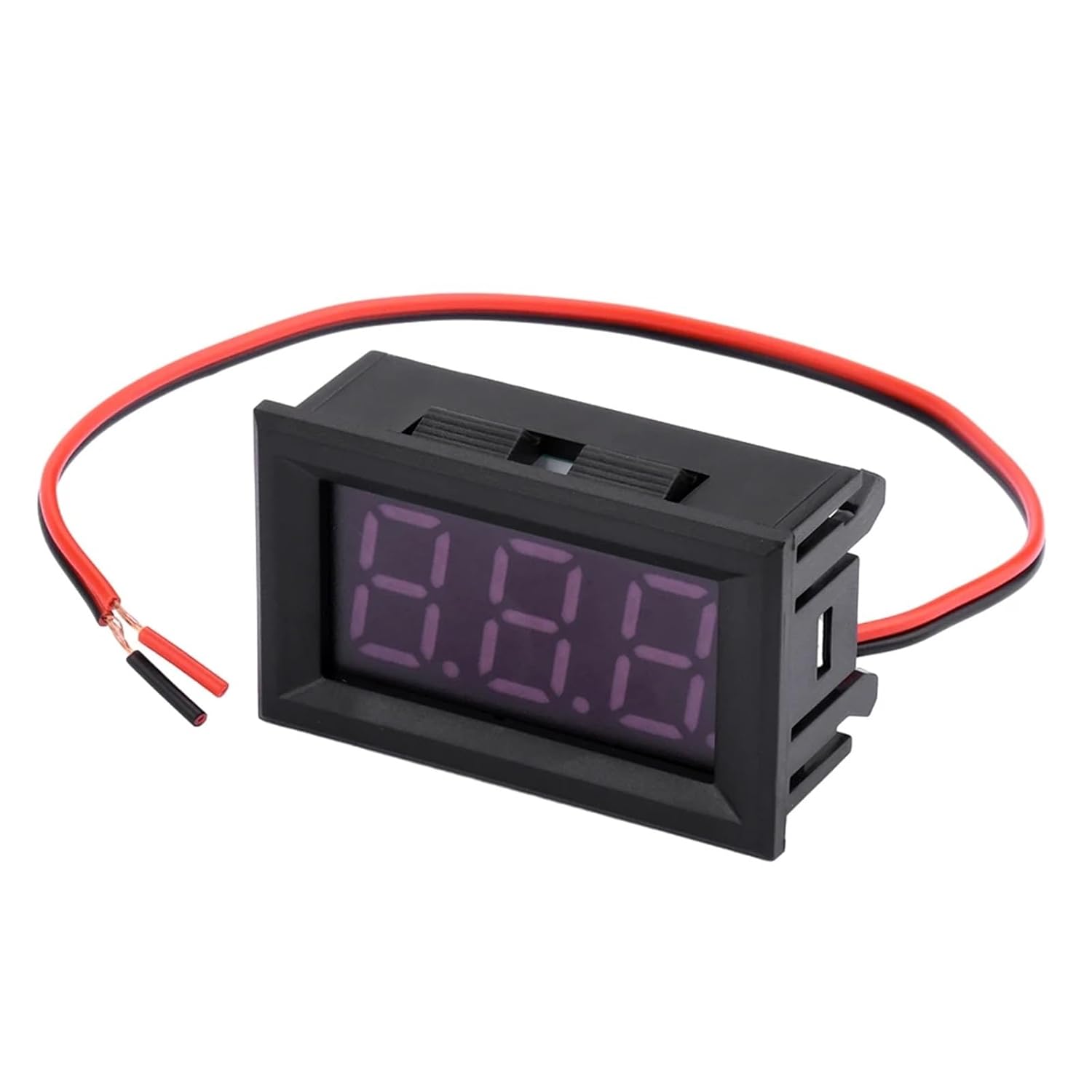 5PCS Mini Voltmeter DC5-120V LED Digital Display Panel Voltage Meter 2 Wire 0.56'' Voltage Tester Gauge for Motorcycle Car(Blue)