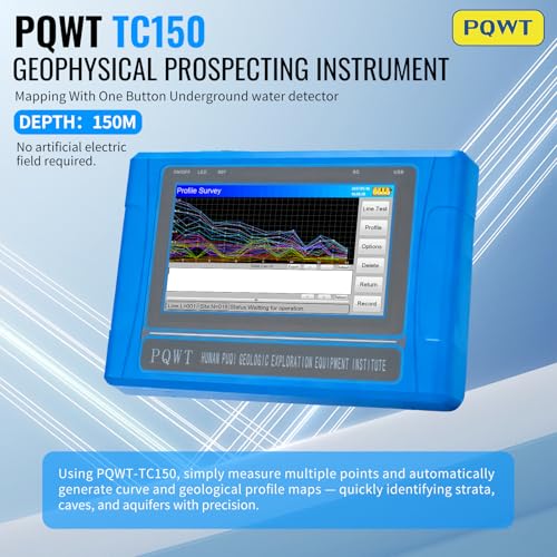 Image of TC150 Auto Mapping Underground Water Detector 150M Geophysical Prospecting Instrument for Well Drilling and Geological Survey