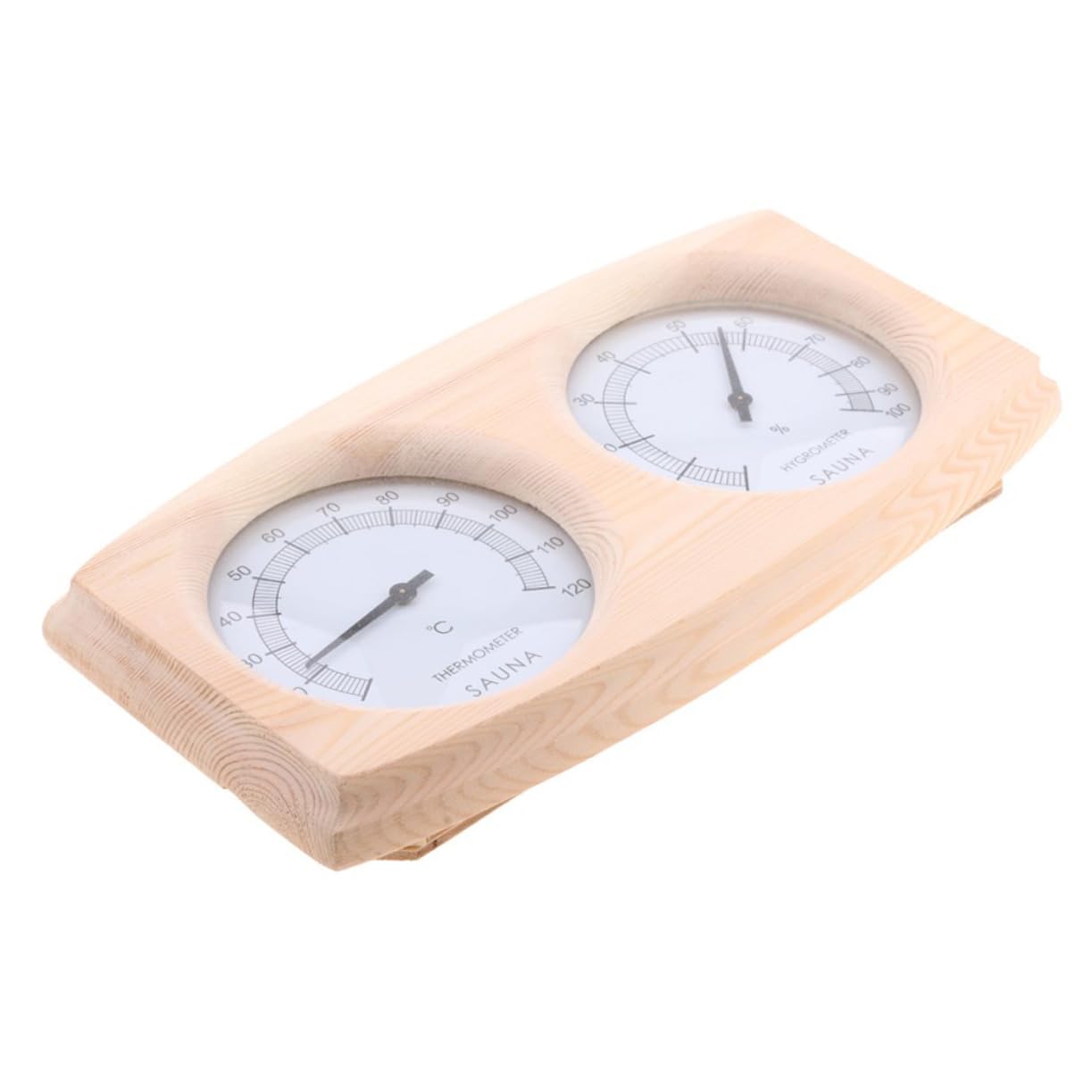 BESPORTBLE Termómetro Higrómetro De Madera Medidor De Temperatura y Humedad Para Sauna