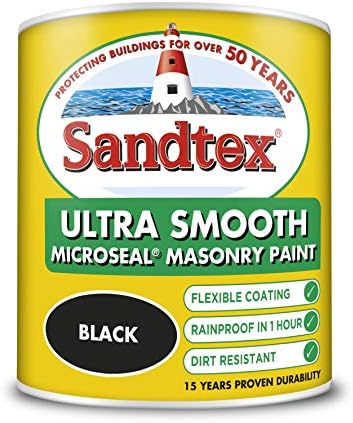 Sandtex Sandtex Microseal Smooth Masonry 1L Black