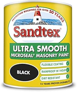 Sandtex Sandtex Microseal Smooth Masonry 1L Black