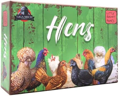 Giga Mech Games Hens - an Abstract Card Game of Hen Breeding for 1-4 Players… Age 14+