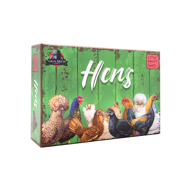 Giga Mech Games Hens - an Abstract Card Game of Hen Breeding for 1-4 Players… Age 14+