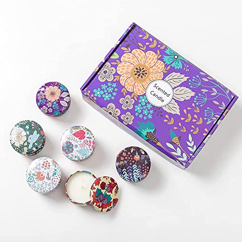 Product Image of the Scented Candles for Women, Candles Gift, 6 Candle Set, Christmas Candles, Soy Scented Candles for Family, Birthday, Mother's Day, Valentine's Day