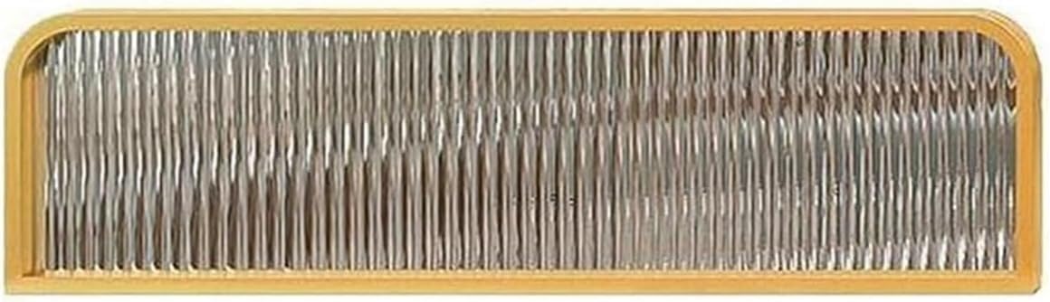 Stainless Steel Privacy Divider Panel for Dining, Office & Restaurant Decor - Gold Finish, 50x140cm, Stylish Room Partition for Hotels & Events