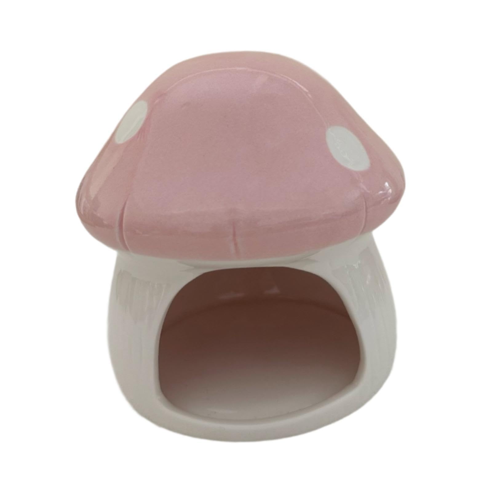 Colcolo Ceramic Hamster House, Small Animal, Multipurpose Hamster Hide Bed Habitat for Mice Dwarf, Pink