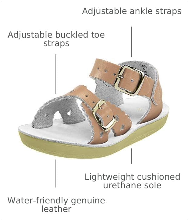 Image of Sun-San Sweetheart Little Kid Leather Sandals