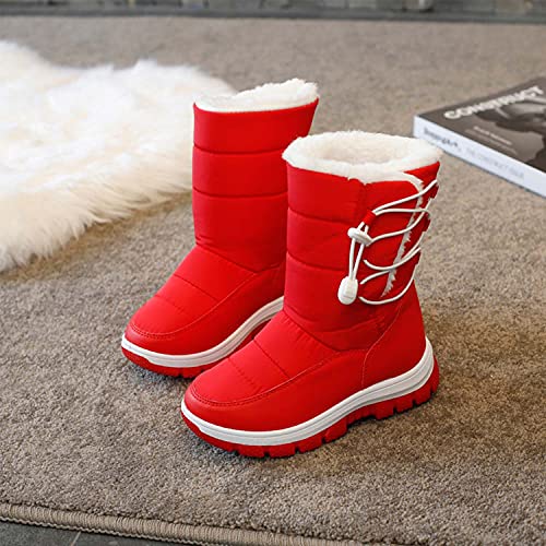 Meidiastra Kids Boys Girls Snow Boots Waterproof Anti Slip Winter Shoes Cold Weather Shoes3