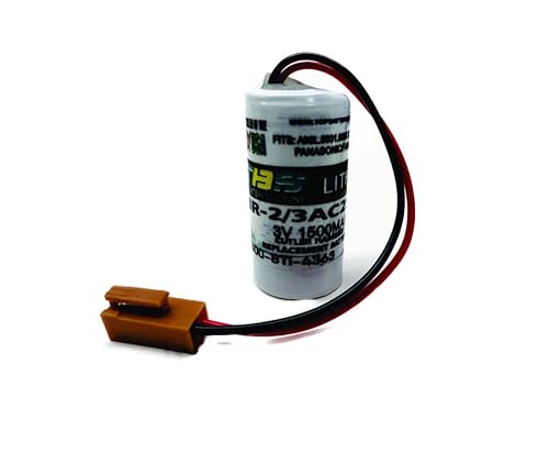 GE FANUC A98L-0031-0006 Batería de repuesto BR-2/3AC2SP, BR-2/3A CNC - Control lógico PLC