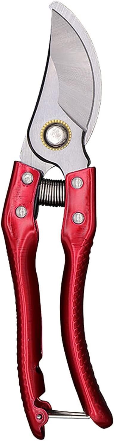 Pruning Shears Garden Scissors, Pruning Shears with 3.5mm Durable High Carbon Steel Blades with Spring Loaded Comfort Grip Handles Hand Tool