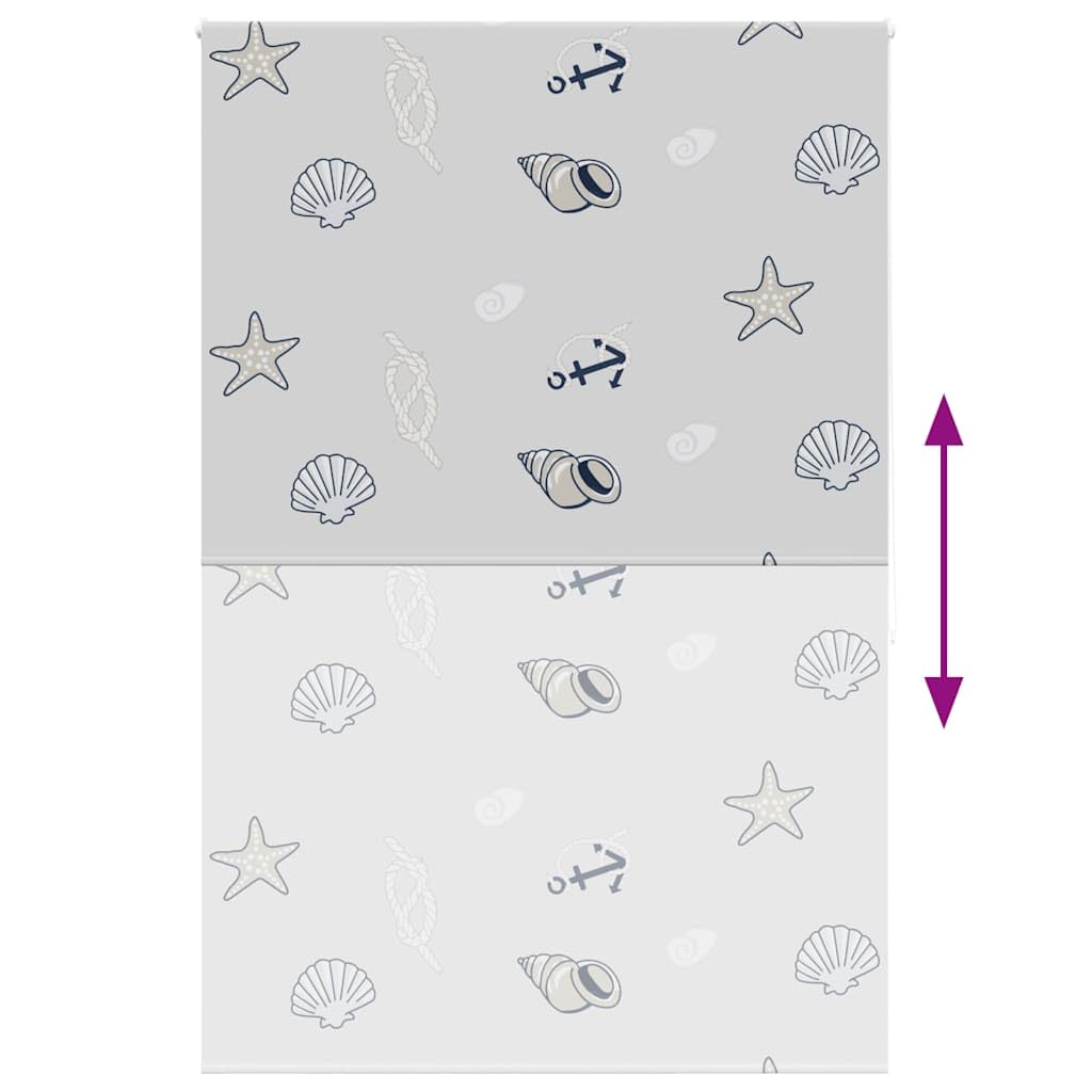 Store de Douche 150 x 240 cm, PEVA Imperméable, Design Étoile de Mer, Monté Facilement, Pour Salle de Bain, Rideau Douche, Douche, Toilettes