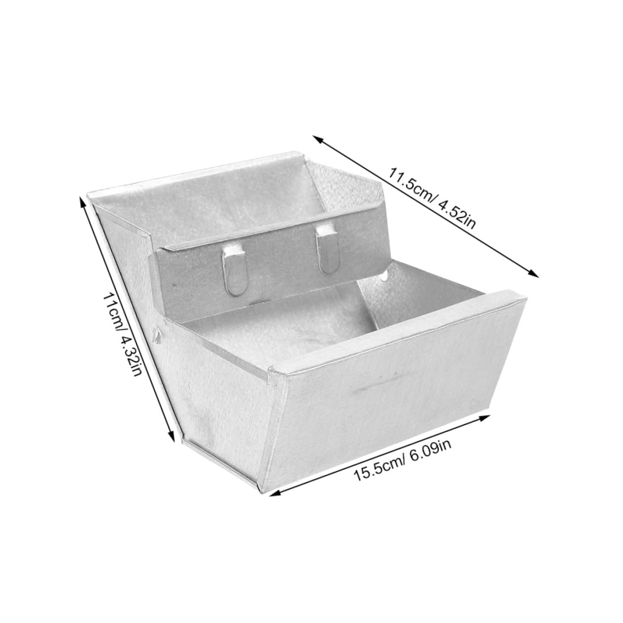 8 Stück Teiliges Metall-käfig-futterspender aus Robustem Eisen Kleine Futterbox für Kaninchen Meerschweinchen und Hamster Langlebiger Heu Futternapf für Kleintierkäfige Leicht zu