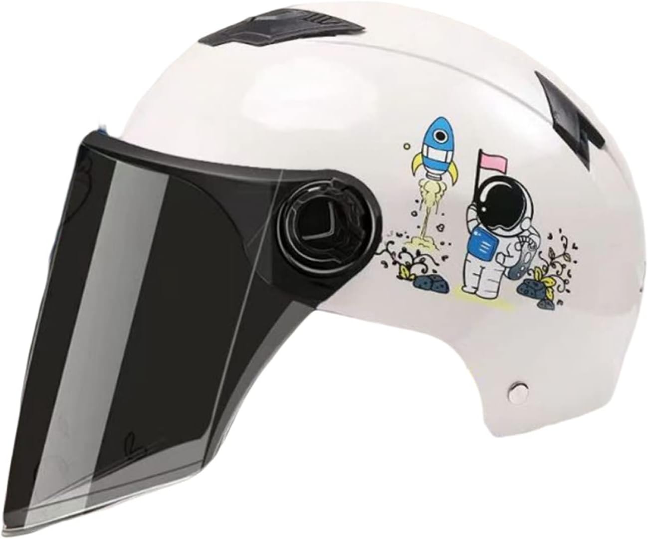 Noopior バイクヘルメット 夏用 メンズ レディース 半帽ヘルメット 原付ヘルメット 頭囲54 60cm シールド付き 通気 軽量 耐衝撃性 四季helmet おしゃれ 半キャップヘルメット 大人気商品 Noopior バイクヘルメット 夏用 メンズ レディース 半帽ヘルメット 原付ヘルメット 頭囲54 60cm シールド付き 通気 軽量 耐衝撃性 四季helmet おしゃれ 半キャップヘルメット 大人気商品