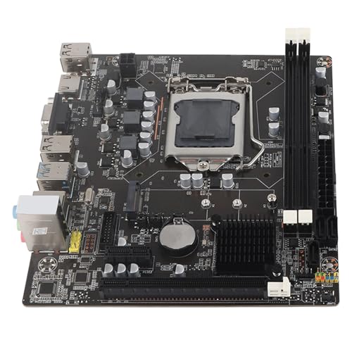 Płyta Główna Komputera Stacjonarnego Yctze LGA 1155 z USB3.0, Płyta Główna Obsługująca B75, DDR3 1700, Kompatybilna z Procesorami Core I7 2600, I3-530, Flex-ATX