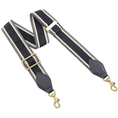 Image of Purse Strap Replacement Crossbody Handbag Stripe Wide Adjustable