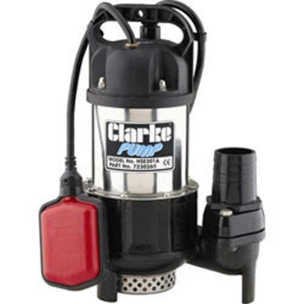Clarke International Black Clarke Waterpump Submersible 110V 300 Ltre/Min Float Switch