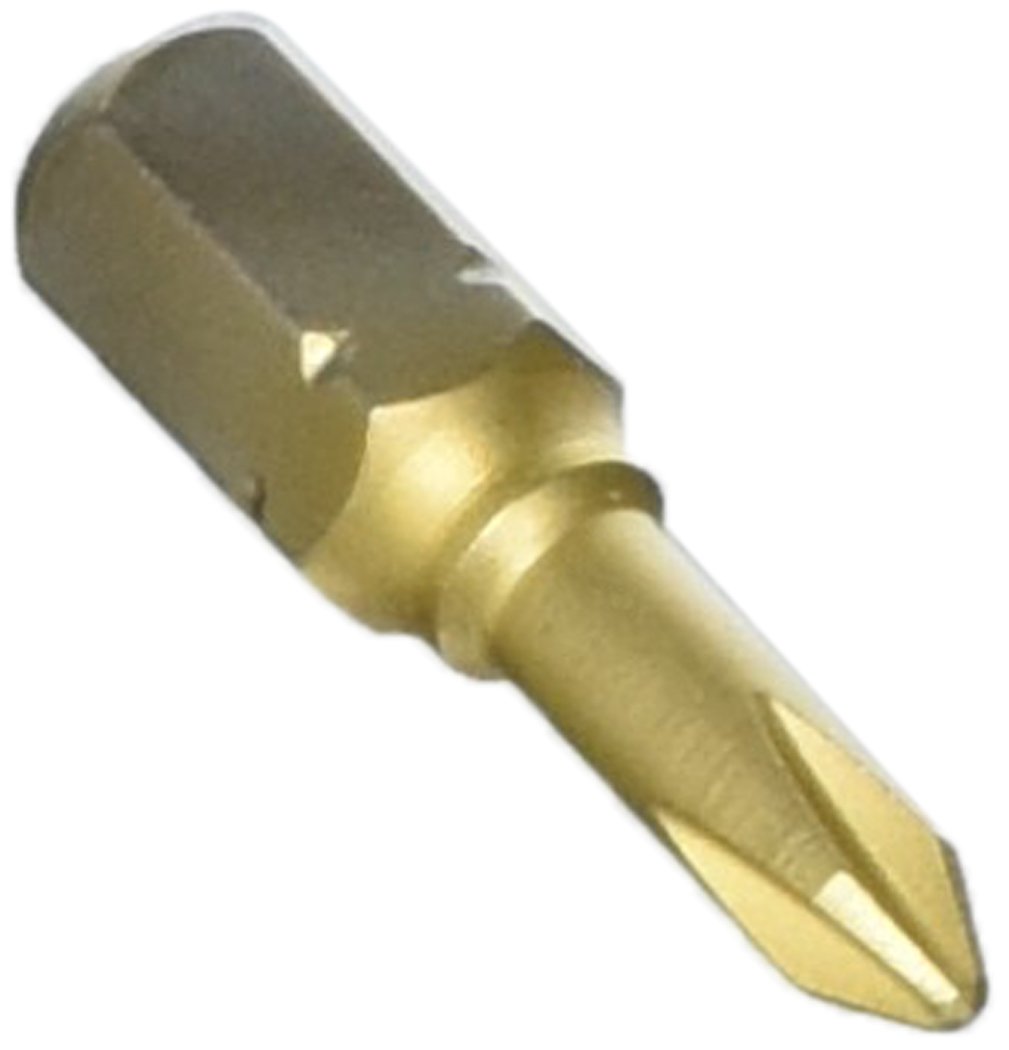 Bosch 2607001544 Maxgrip Screwdriver Bit, Ph 1, 25mm Length, Silver/Gold