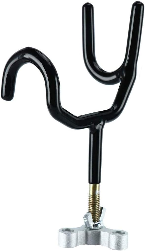 NovelBee 8pcs of 5 Degree 4 Inch Sure Grip Steel Rod Holder with Mounting Base