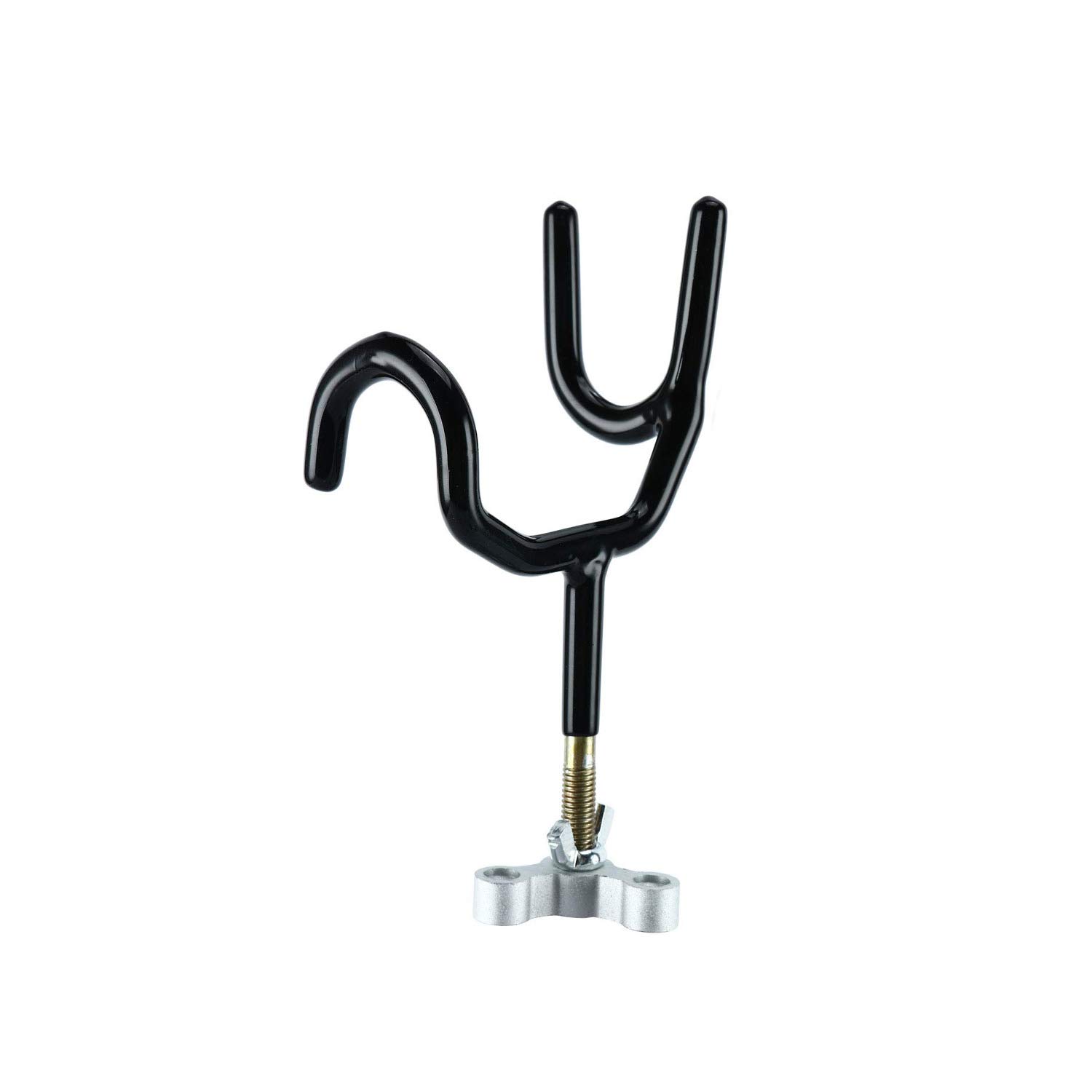 NovelBee 8 Stück 5 Grad 10,2 cm Sure Grip Stahl Rutenhalter Stabhalter Ruten Halterung mit Montagefuß