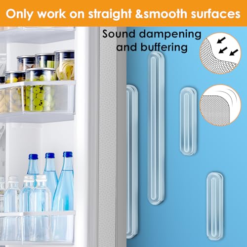 Wall Protector from Furniture 6PCS Set, Wall Bumper Guards, Clear Furniture Bumpers, Fridge Door Stopper
