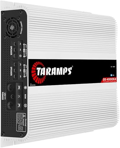 Miniatura 2 de Taramp's DS 4000x4 2 Ohm 4000 Watts Rms 4 Channels of 1000x4 Watts Car Audio Amplifier Class D Full Range Crossover Fixed RCA/High Level Input System