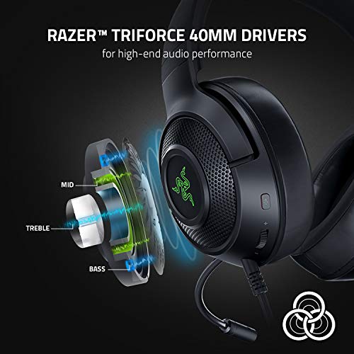 Razer Kraken V3 X Gaming Headset for PC, 7.1 Surround Sound, Black by Razer - Used condition - Image 3