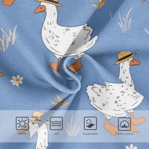 Wusikd White Geese Boys' Underwear Cotton Boys Briefs Soft Toddler Underwear 2T3