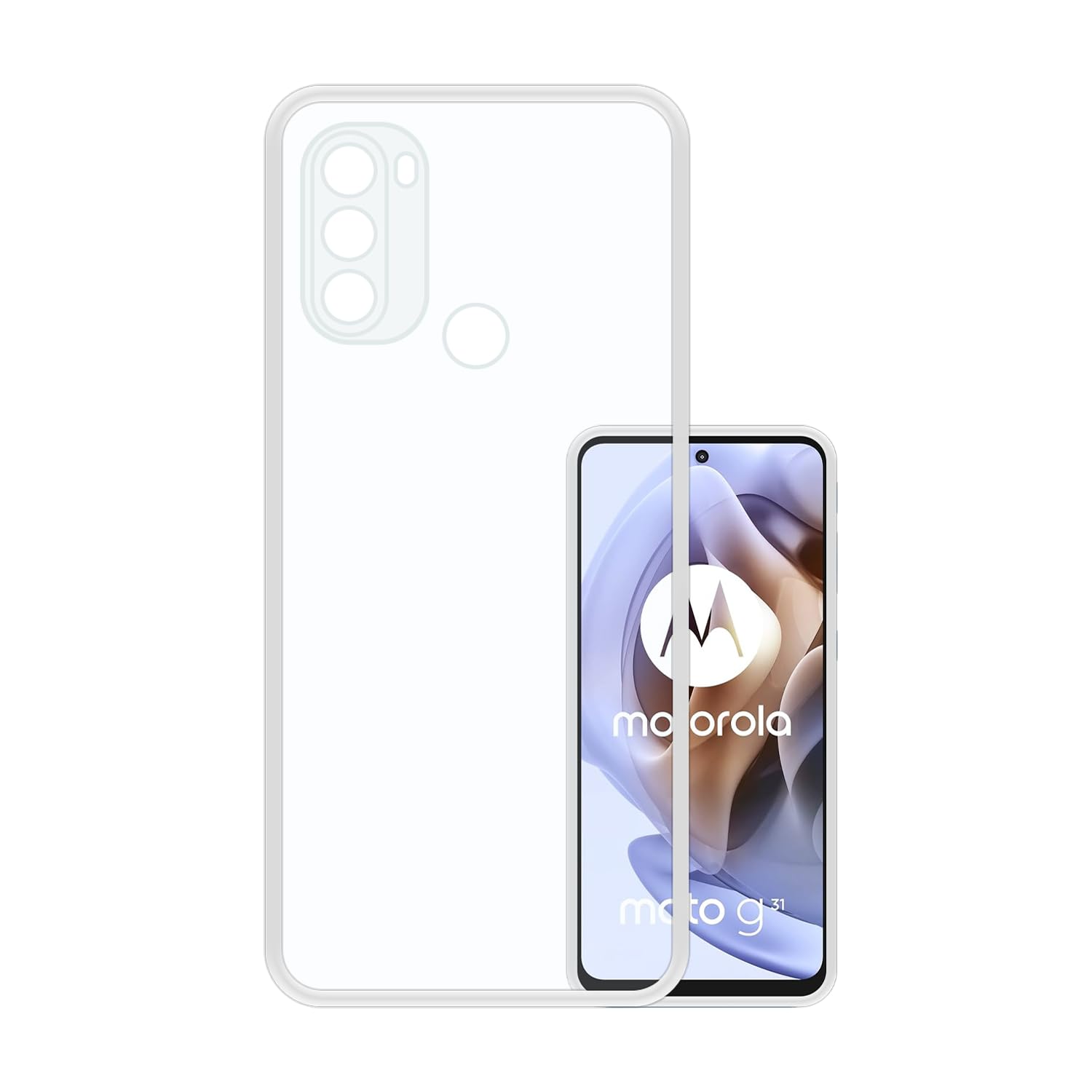VIDO Transparent Back Case Cover for Motorola Moto G31 (Soft & Flexible & Camera Protection Back Case) (B09N3ZC5WB) Amazon Price History, Amazon Price Tracker