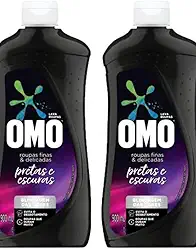 Detergente Líquido para Roupas Pretas e Escuras, Finas e Delicadas, Proteção das Cores, 900ml, 2 Unidades