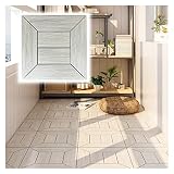 Azulejos antideslizantes entrelazados para baño y uso al aire libre, impermeables y para todo tipo de clima