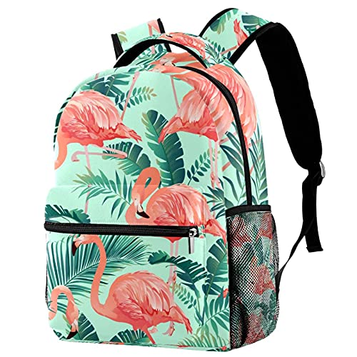 Sac à dos voyage flamant rose tropical idéal pour les vacances et sorties