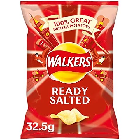 Walkers Crisps Ready Salted 32 x 32,5g Cover