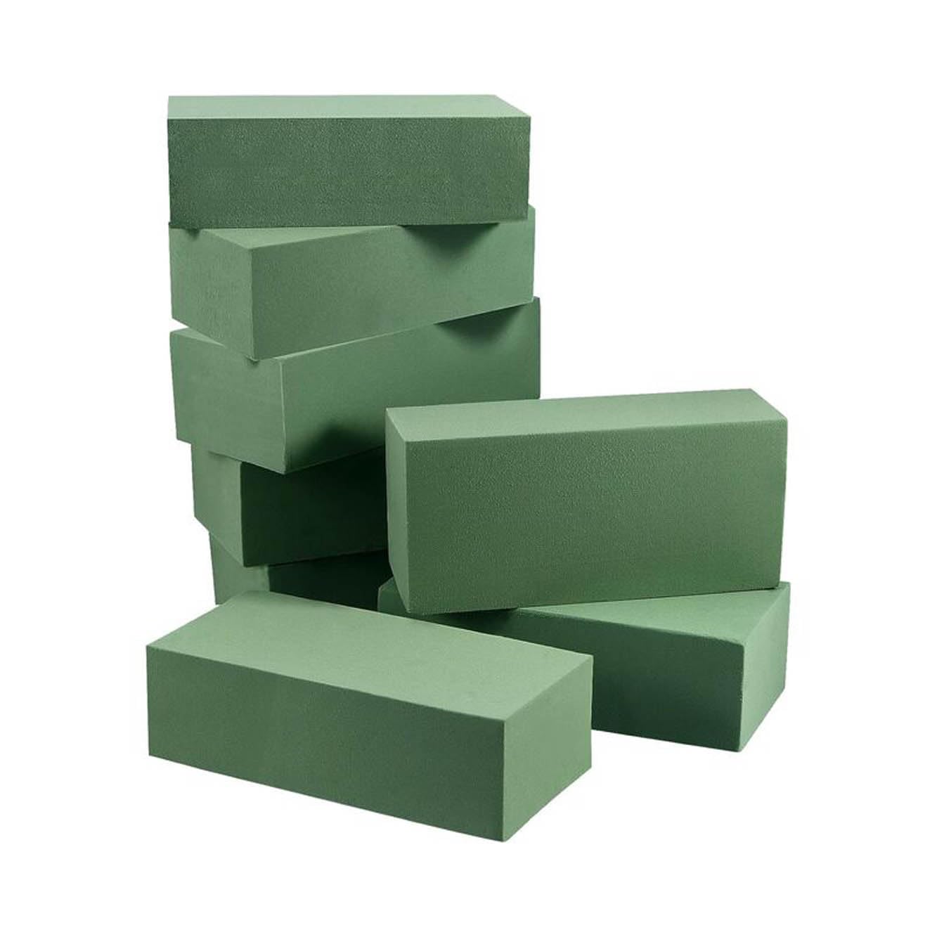 Premium Wet Floral Foam Bricks (Box of 20) Foam Blocks for Fresh Flower Arrangements, Wedding, Funeral & Craft Displays