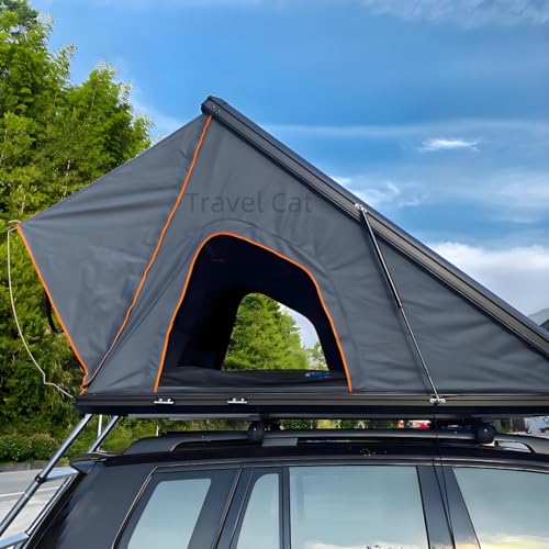 Travel Cat Aluminium Hardshell Rooftop Tent for Jeep SUV Truck Rooftop Tents Hard Shell for Hard Shell Van RTT Car SUV Truck for Camping Roof Top Tent Camping Car Roof Tents Naturenest - Thumbnail 7