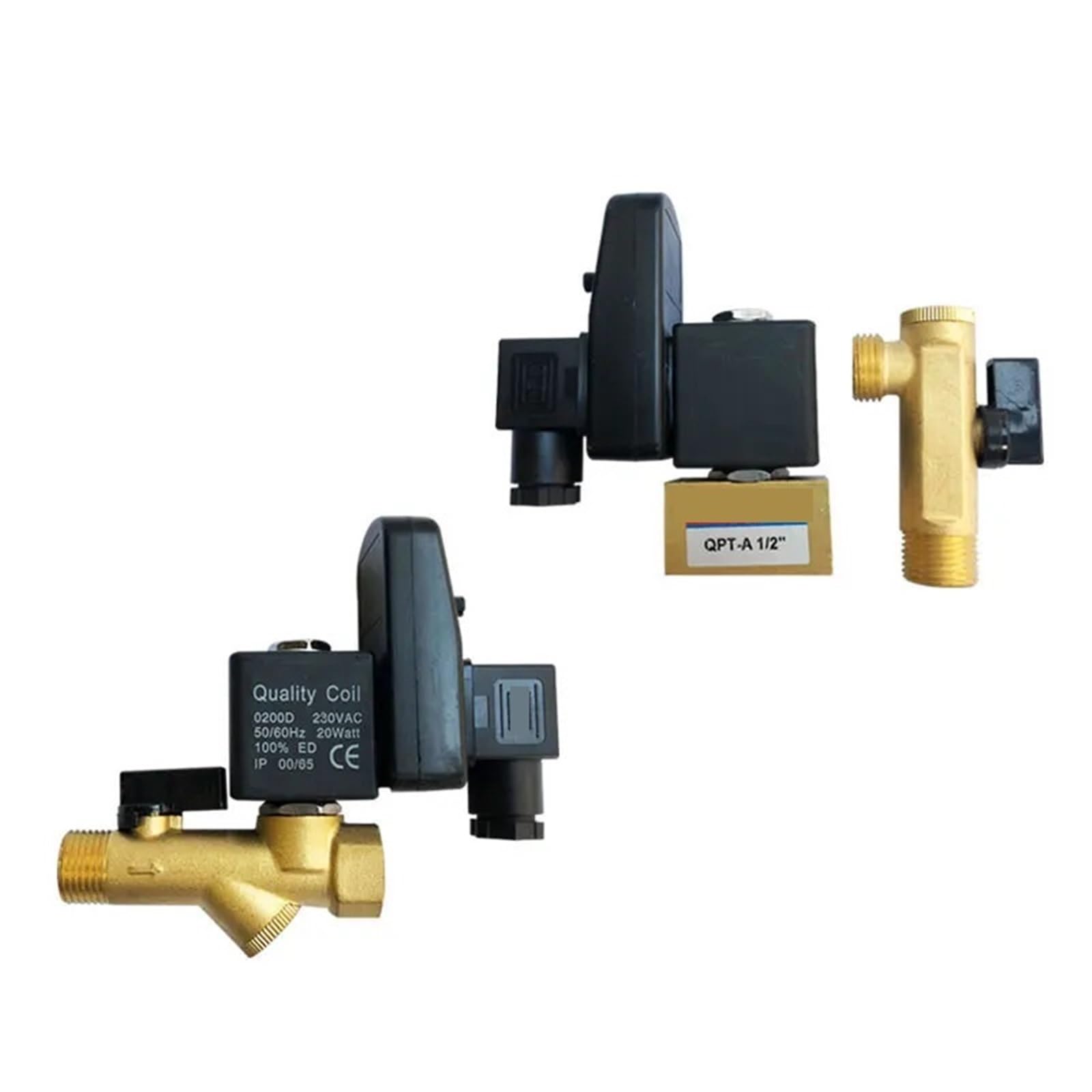 Électrovanne automatique de vidange pour éliminer l'eau et l'humidité des cuves 1/2" 220V