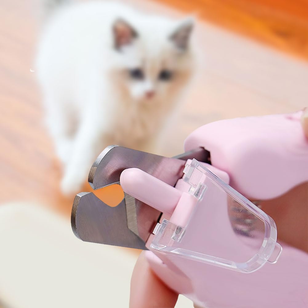 Coupe-Ongles Électrique pour Animaux avec LED Verrou de Sécurité Coupe-Ongles Universel pour Chats et Chiens