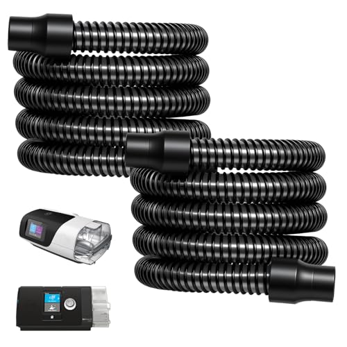CPAP Hose Universal 2 Pack 5.9 Feet Flexible CPAP Tubing Hoses Supplies Compatible with CPAP BiPAP and Most Machines